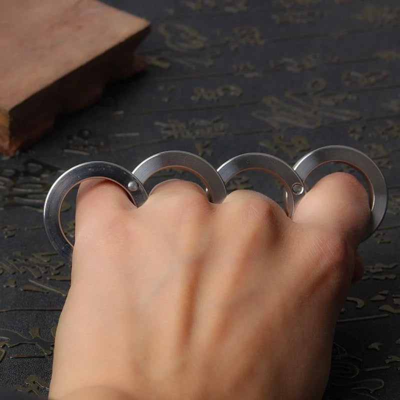 đ„Hot Sales - 49% OFFđ„Stainless Steel Outdoor Rotatable Folding Ring