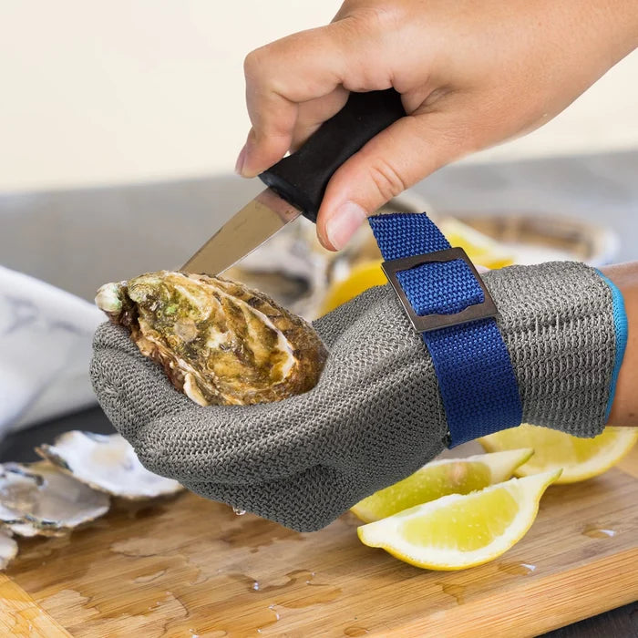 (đ„HOT SALE NOW 49% OFF) - Food Grade Stainless Steel Mesh Metal Glove