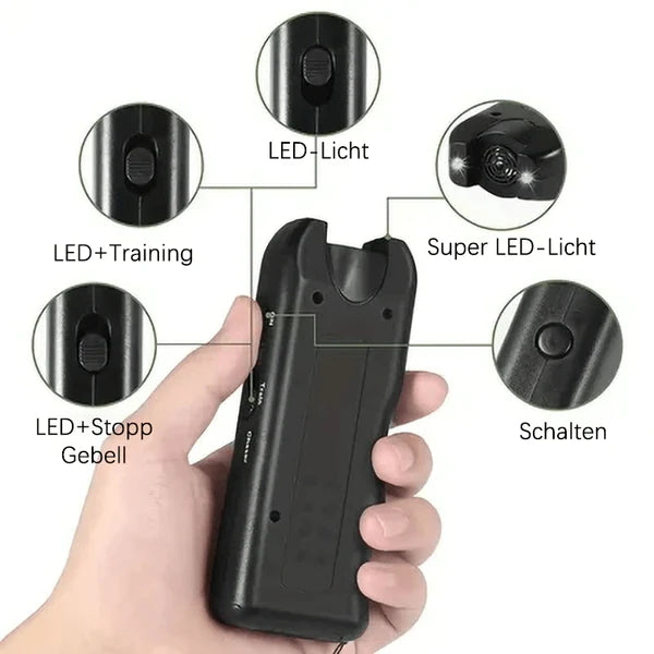 🎁Hand-held, luminous ultrasonic dog repeller for bark control