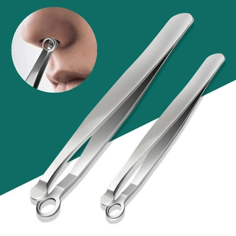 🔥🔥Unisex stainless steel round nose hair clip