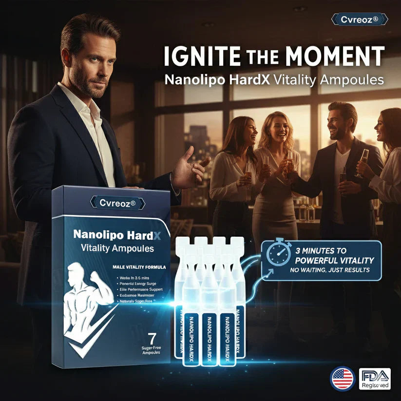 🔥The FDA-Approved Solution | LAOZIK® Nanolipo HardX Vitality Ampoules