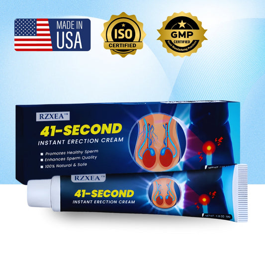Seconds Lift, 4-Hour Thunder: RZXEAâą 41-Second Instant Erection Cream