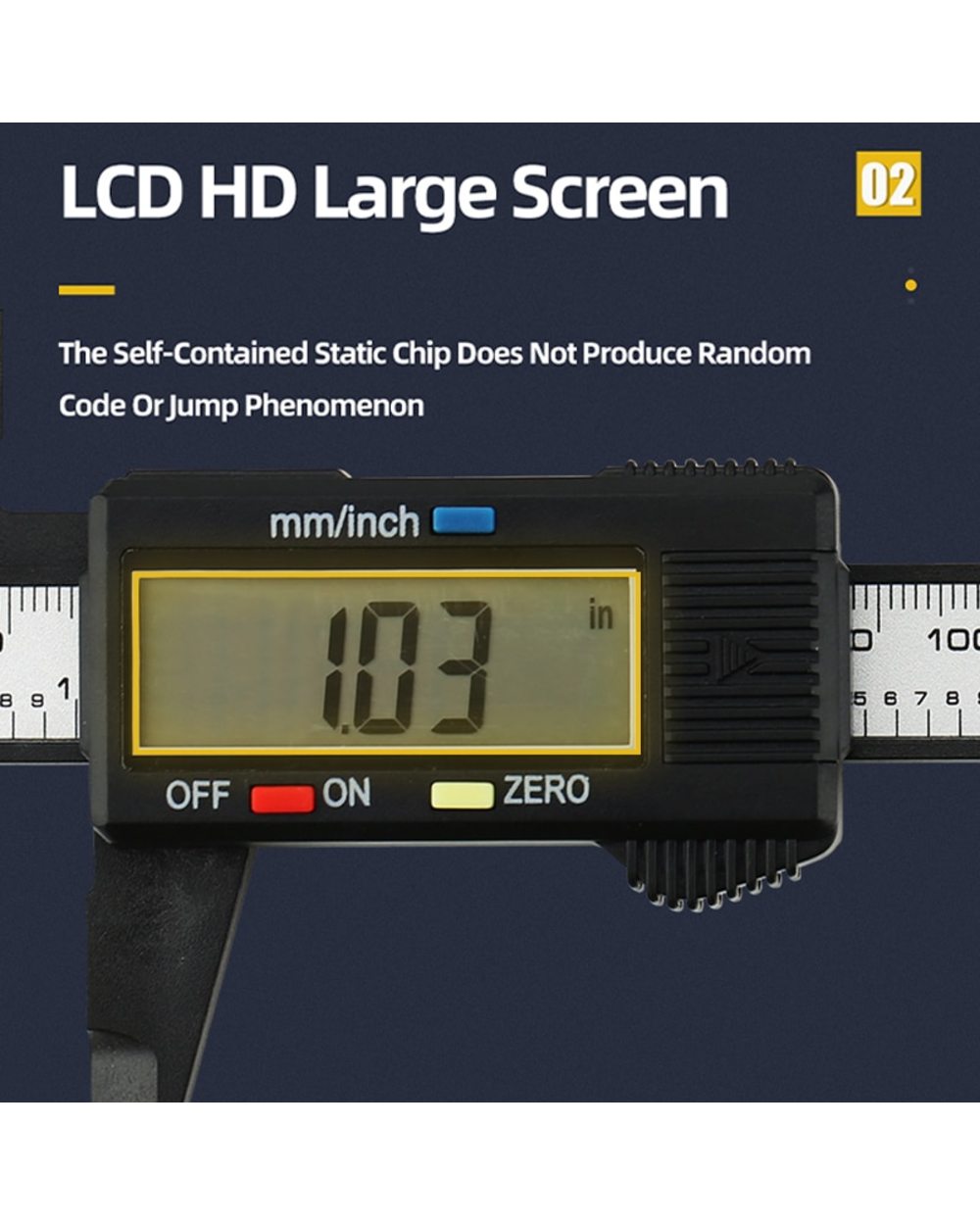 Electronic Digital Vernier Caliper 0.1-150mm