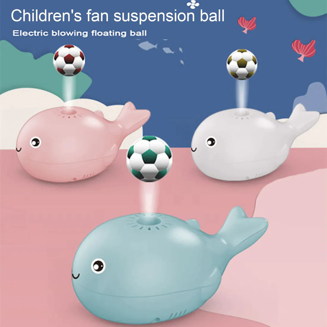 ELECTRIC BALL LEVITATING WHALE TOY